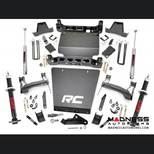 Chevy Silverado 1500 4WD Suspension Lift Kit w/ Lifted N2.0 Struts & Rear N3 Shocks - 7" - Aluminum